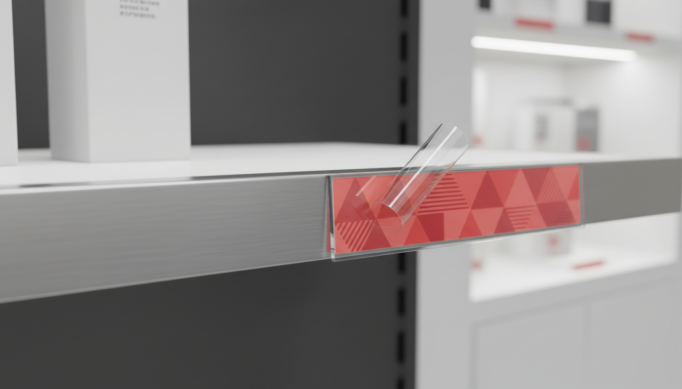 Почему прозрачные самоклеющиеся ценникодержатели — идеальное решение